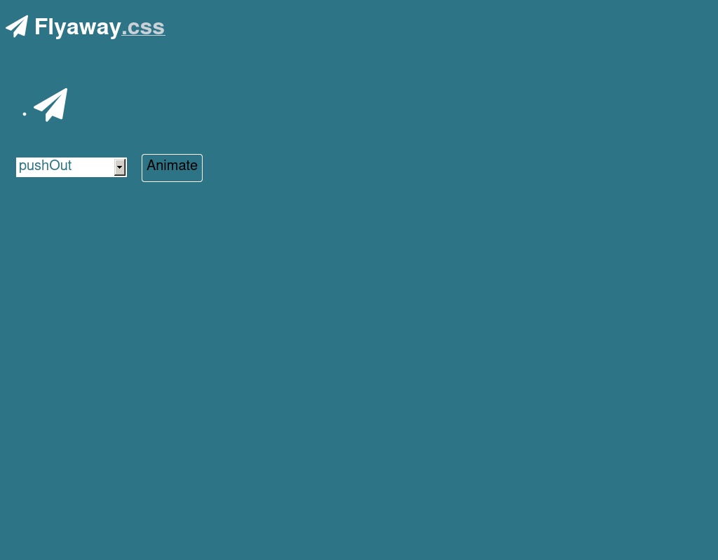 css3 flyaway.css制作飛機飛行動畫特效