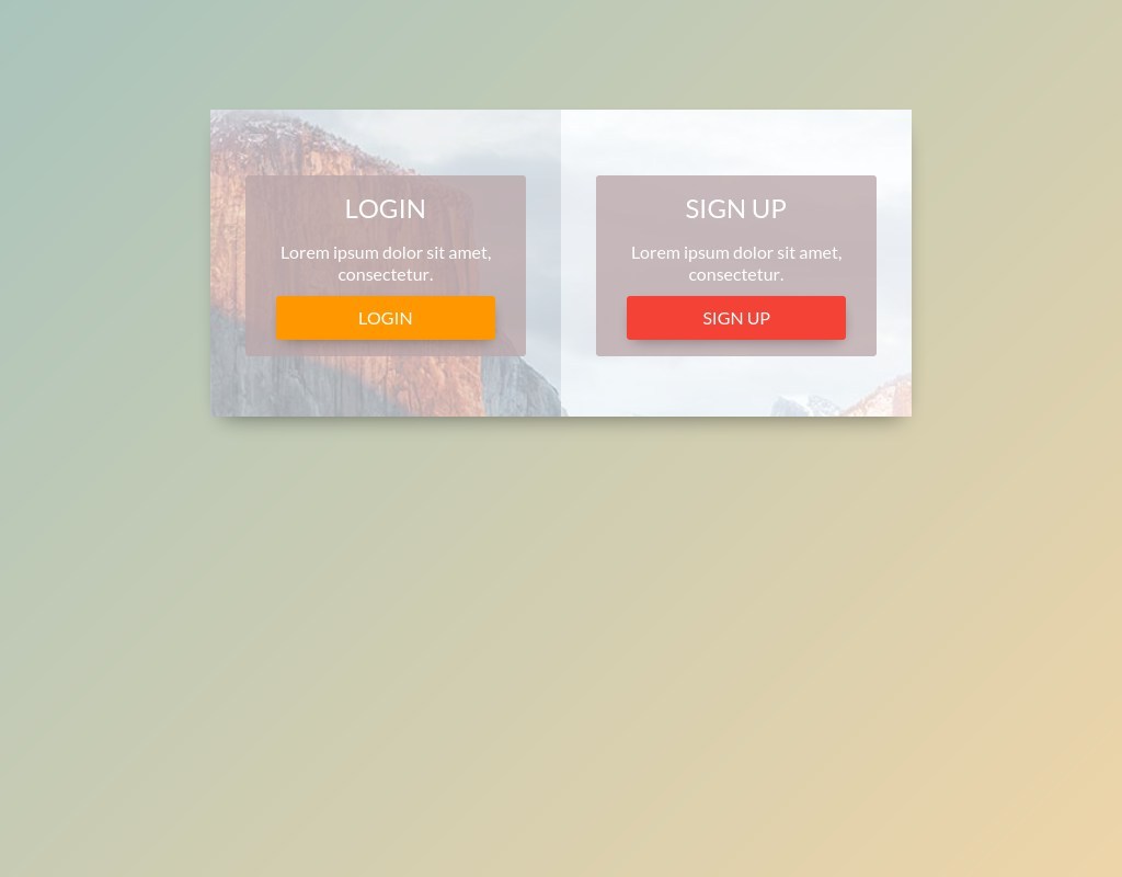 js css3登錄注冊表單滑動顯示效果