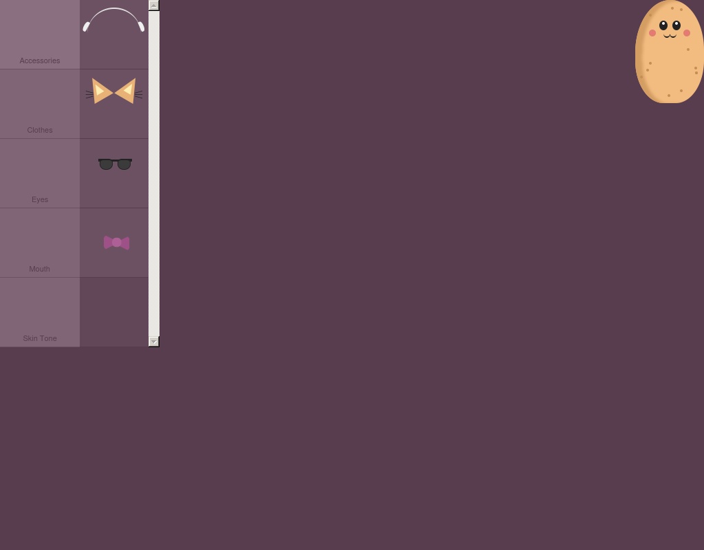 css3卡通diy馬鈴薯土豆表情代碼