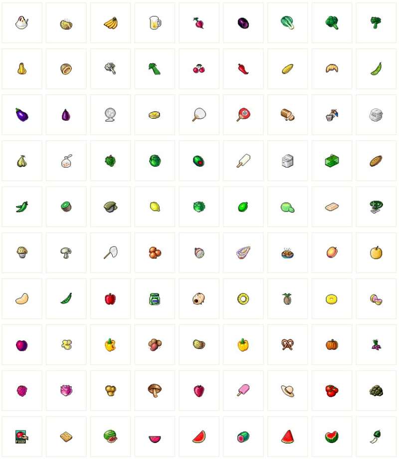 32x32的水果icon图标下载_点像素水果图标素材ico下载
