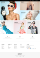 html5全屏的女性时尚服装电子商城网站模板