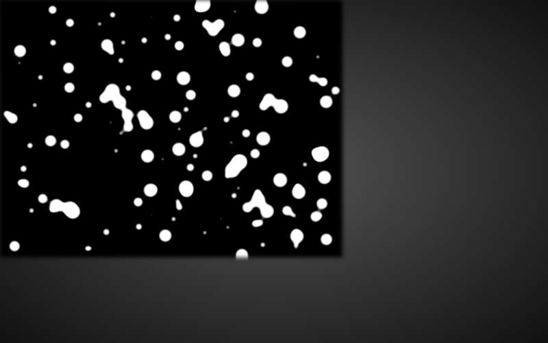 html5 canvas白色粘稠液体动画特效