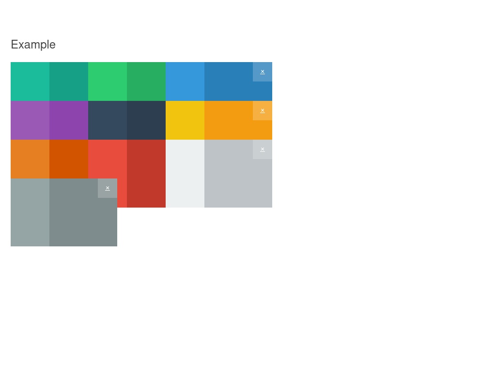 jQuery ui定位層帶刪除按鈕拖動布局排序代碼