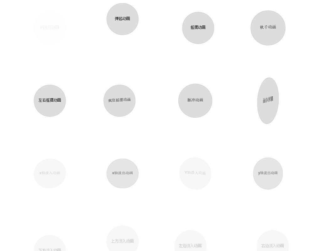 css3 animation動畫學(xué)習(xí)26種動畫特效