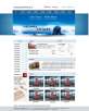 蓝色的机械公司网站模板_机械网站模板首页psd下载