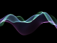 html5 canvas绘制发光的波浪背景动画特效