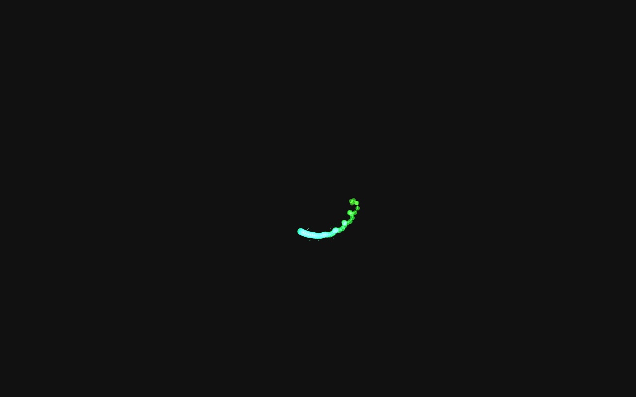html5 canvas酷炫的圆形彩色流体加载动画特效