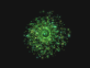html5 canvas绿色的粒子爆炸动画特效