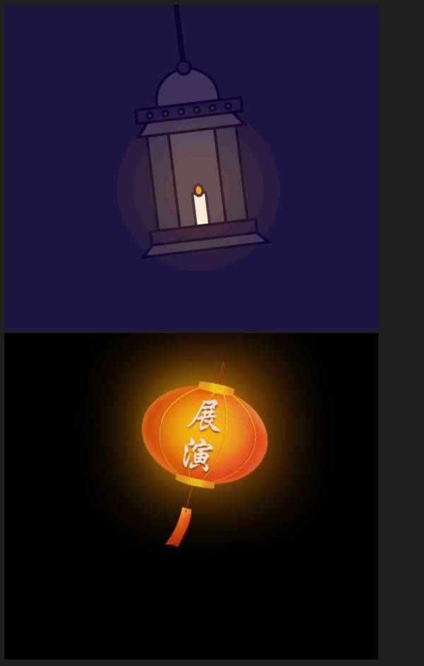 中国节日灯笼ui动画特效