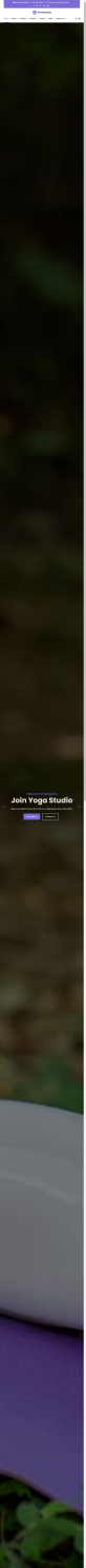 瑜伽课程培训网站模板