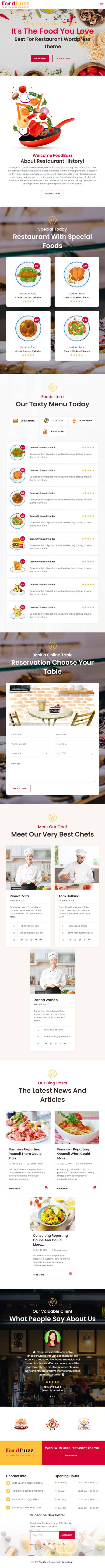餐饮食品店铺外卖网站HTML模板