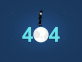 月球漫步404文字动画特效
