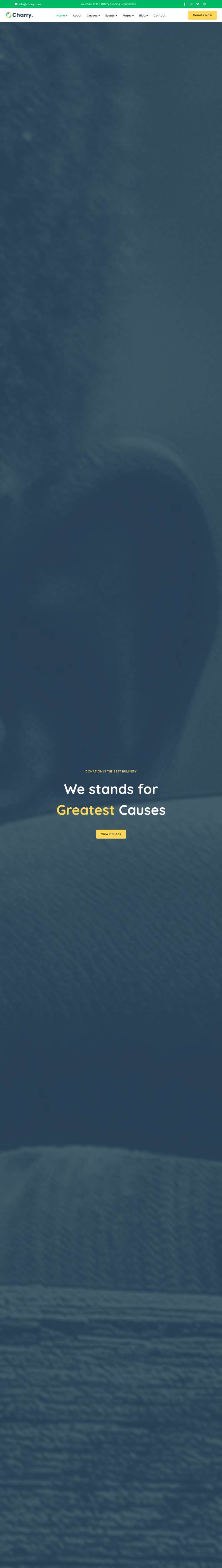 公益慈善筹款平台网站HTML模板