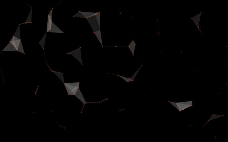 粒子三角形结构ui动画特效