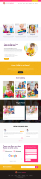 通用的幼儿园/托儿所网站HTML模板