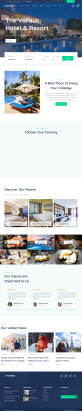 旅游酒店预订HTML5响应式模板