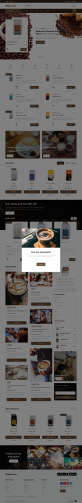 咖啡店铺电商网站HTML模板