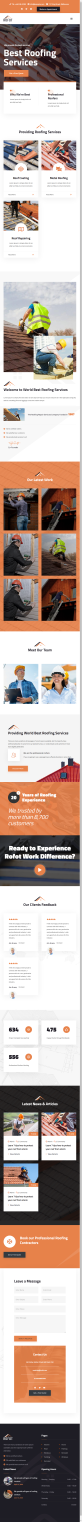 房屋建筑装修服务公司网站HTML模板