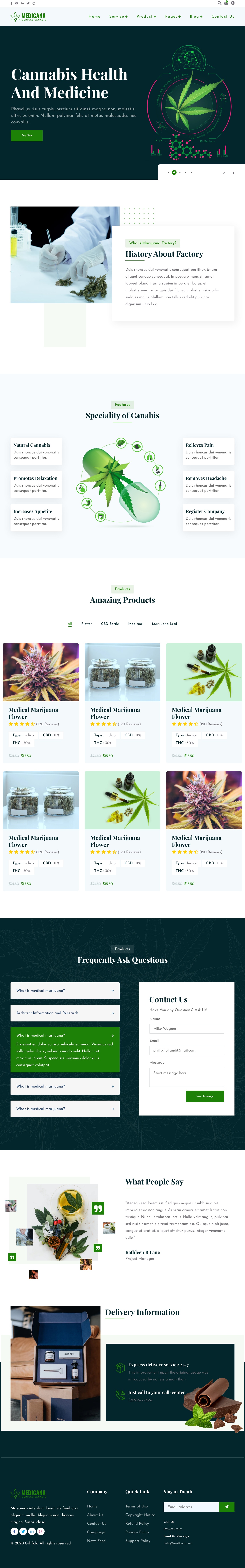 醫(yī)療化學生物科技企業(yè)網(wǎng)站html模板