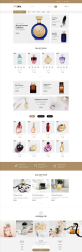 品牌香水店铺网站HTML模板