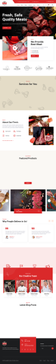 食品餐饮店铺销售网站HTML模板