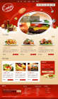 红色的网页美食餐饮公司网站模版html全站下载