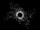 html5 canvas黑洞粒子吸引动画特效