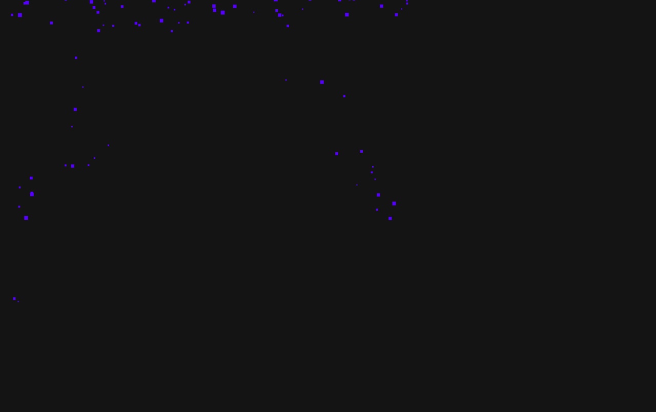 html5 canvas散落粉末雨动画特效