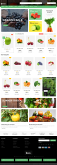 水果蔬菜电子商务Bootstrap商城模板