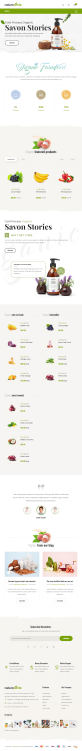 响应式的有机食品水果商城网站模板
