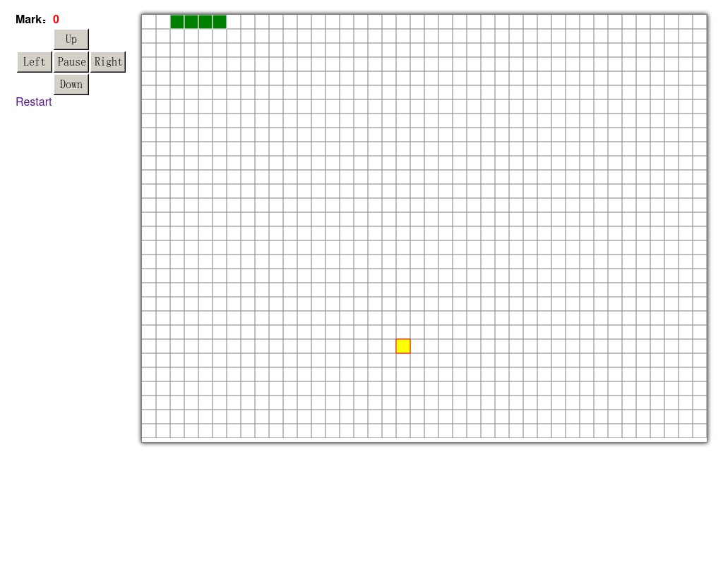簡單的js html5網(wǎng)頁貪吃蛇游戲代碼下載
