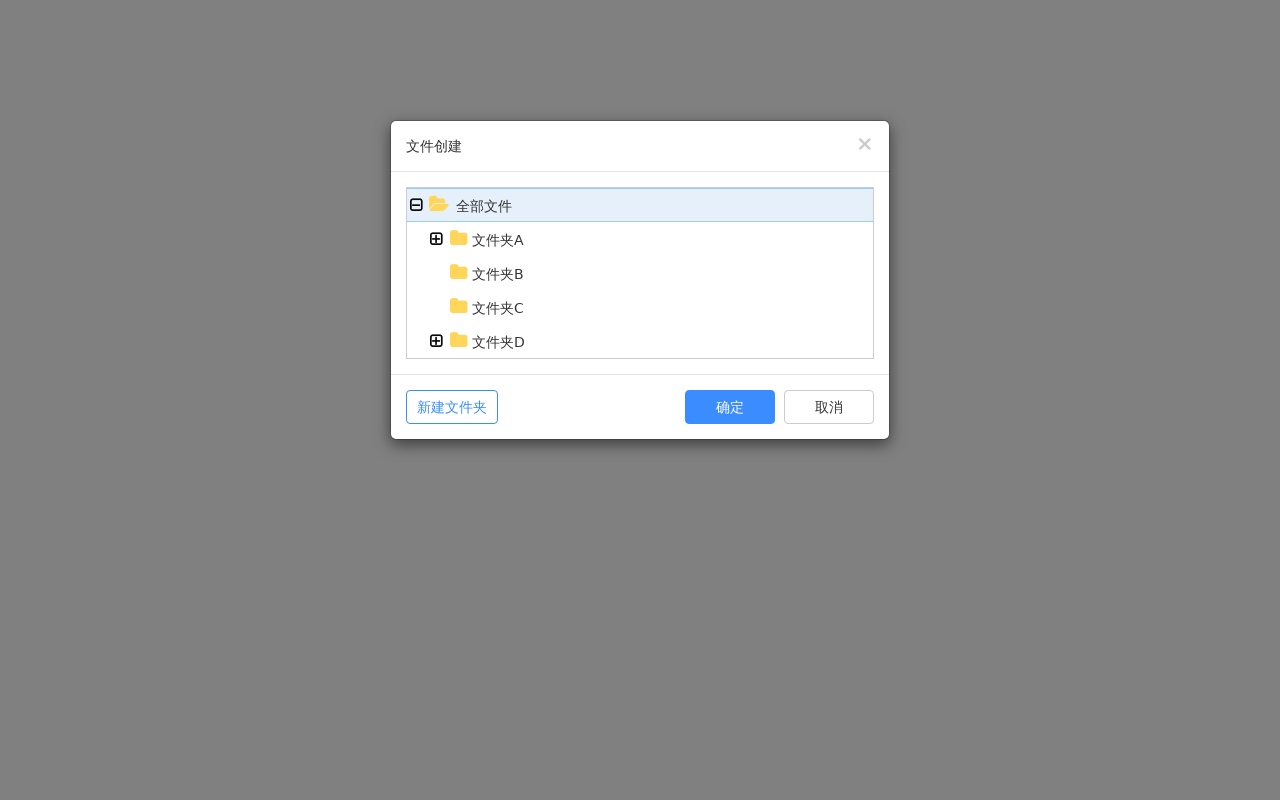 jQuery bootstrap新建文件夾創(chuàng)建代碼