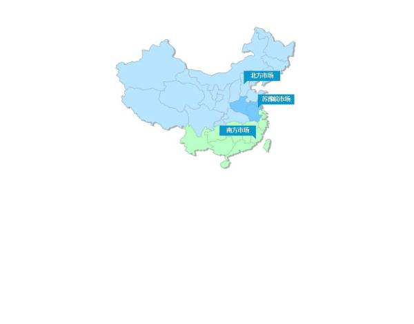 jquery鼠标悬停中国地图网络销售网点提示信息