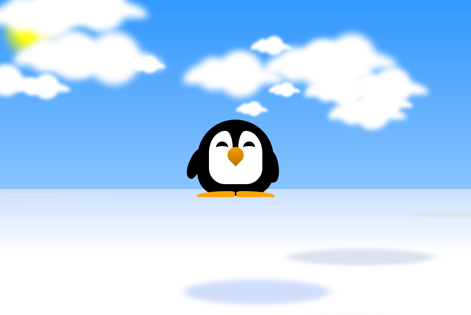 純css3企鵝走路動畫特效