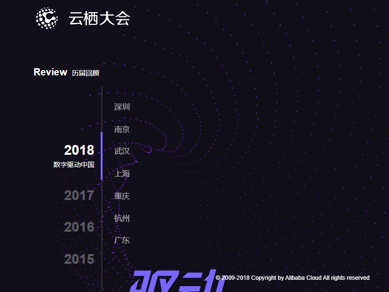 html5企業(yè)歷屆回顧時間軸頁面模板