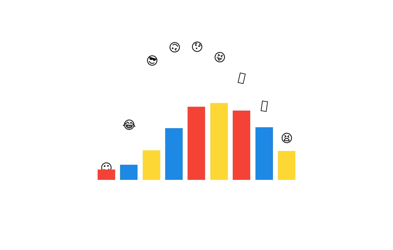 创意的css3表情阶梯动画特效