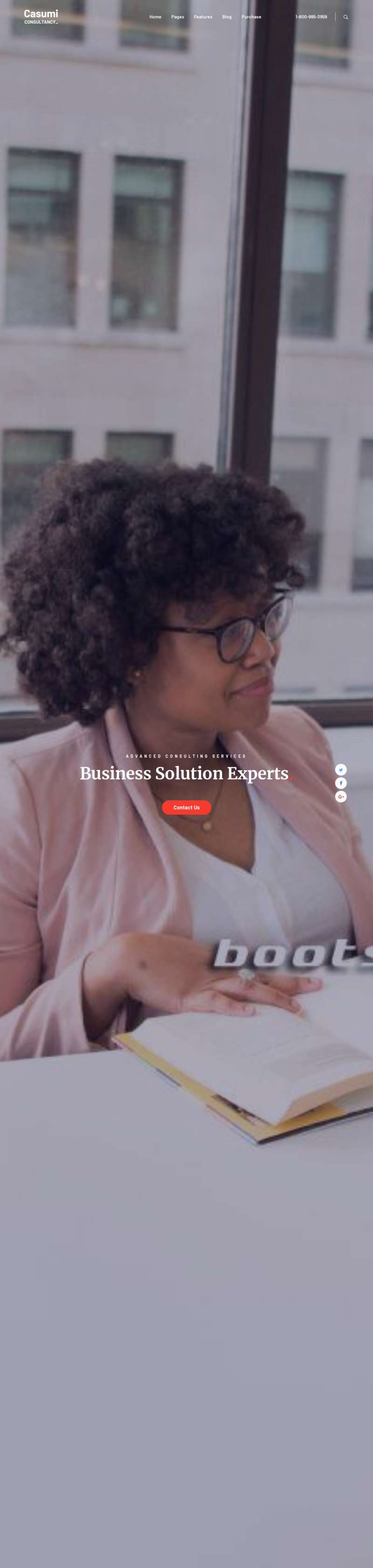 Bootstrap商业投资公司网站模板
