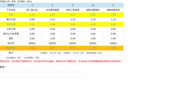 jQuery表格编辑添加删除行组件