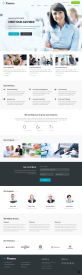 商务金融公司网站Bootstrap模板