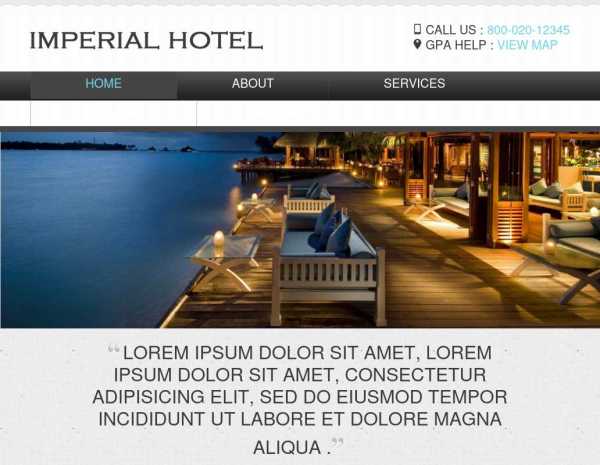 国外旅行酒店网页模板html整站下载