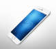 白色的苹果iphone6+ ui手机样式设计psd分层素材下载