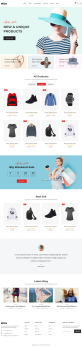 清新的服装电商网站Bootstrap模板