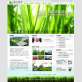 绿色农业生产网站模板_清新的农业生产网站模板psd下载