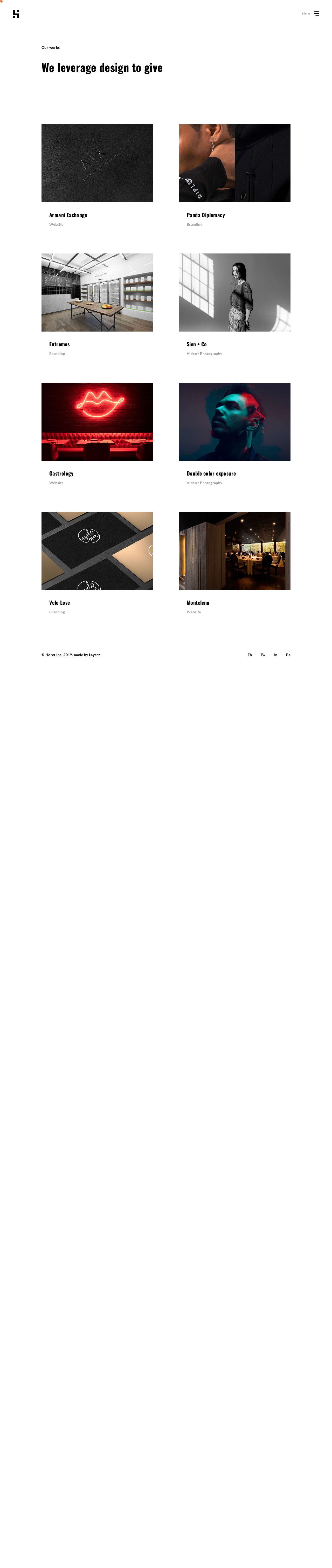 簡潔的攝影作品展示公司html5模板