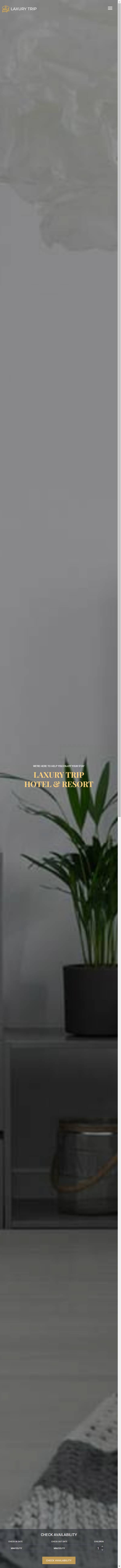 响应式酒店在线预订HTML模板