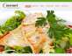 绿色的餐饮美食网站模板html整站下载