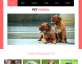 粉色可爱的响应式猫狗宠物店静态网页模板下载