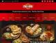 红色国外餐饮料理网站模板html整站源码