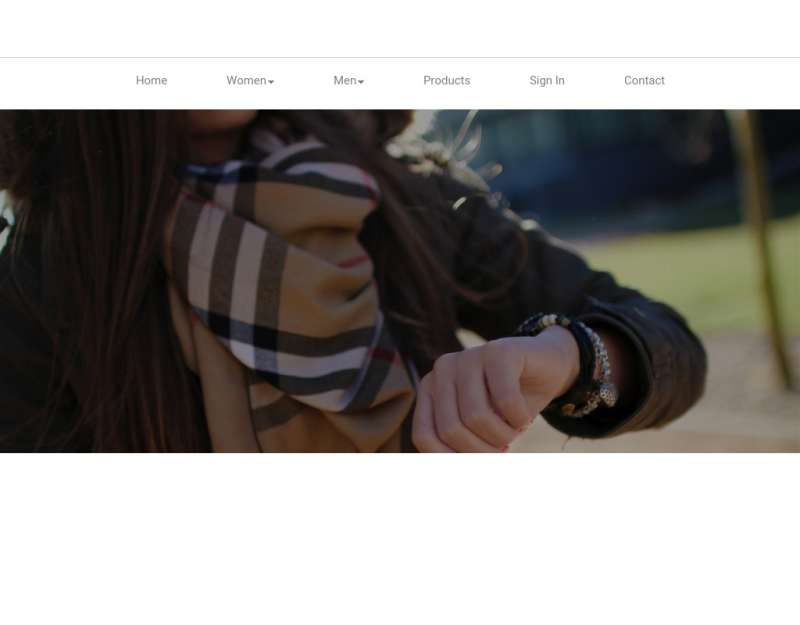 简洁的时尚服装购物网站html5响应式商城模板