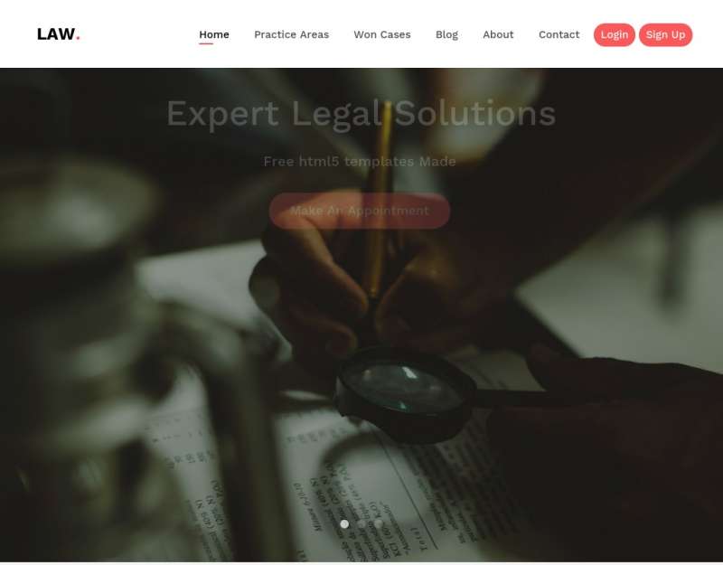 大气的法律咨询服务公司网站模板html整站